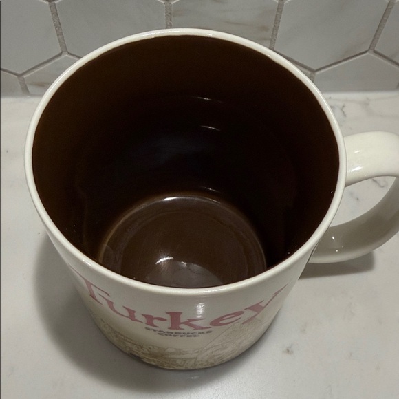 Starbucks Turkey Mug - Cream and Brown - Picture 2 of 7